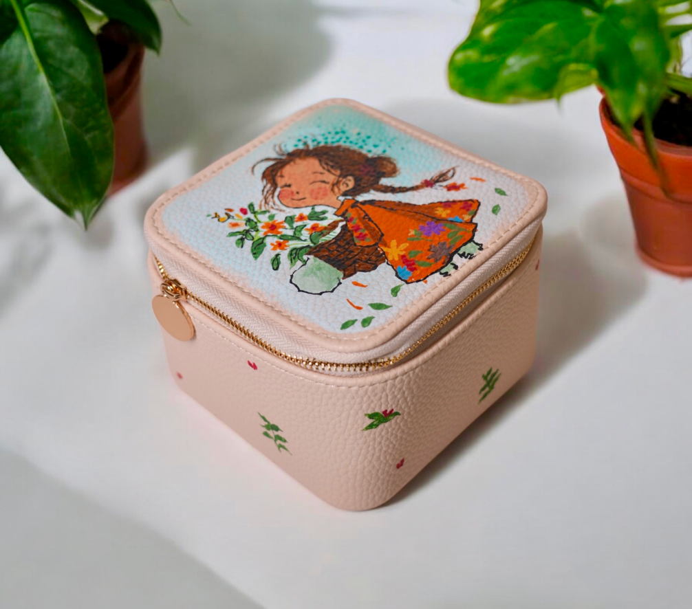 Jewellery Box with Girl Artwork